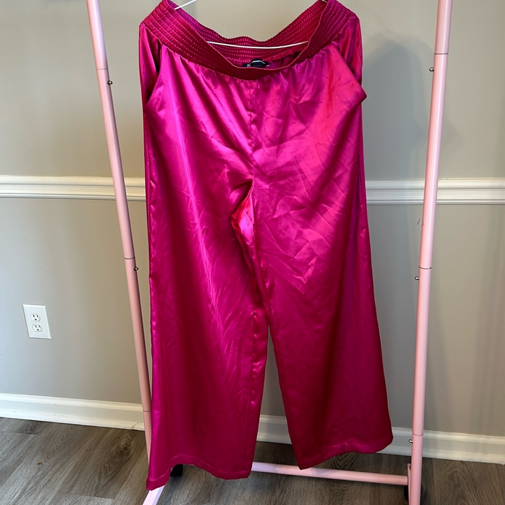 I-N-C Pink silk pants